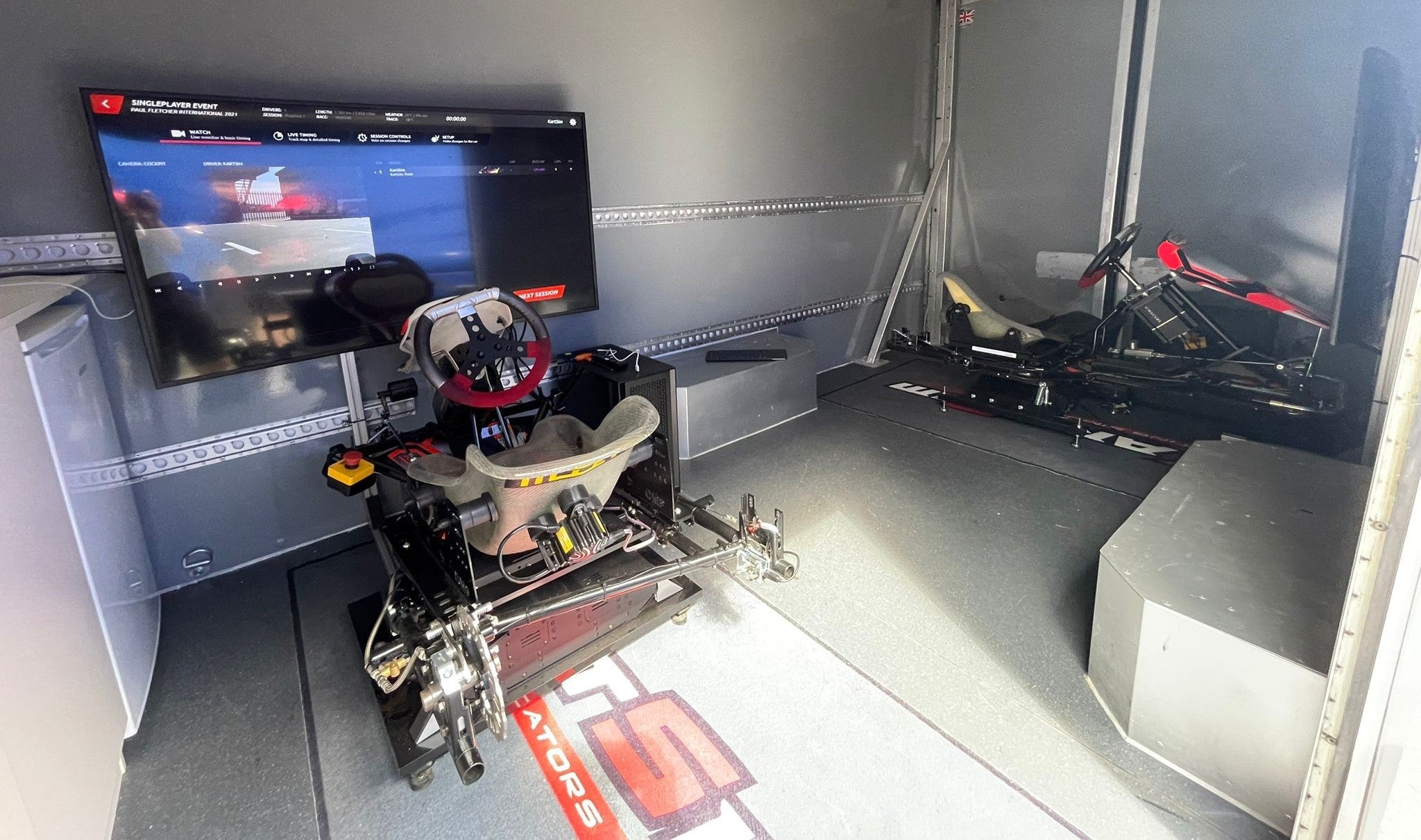 Réservation de fourgonnette pour simulateur KartSim