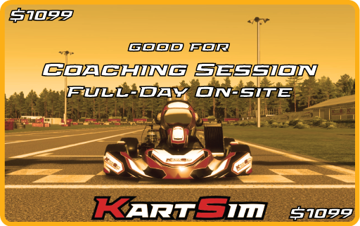 KartSim Simulator Coaching eGift Card