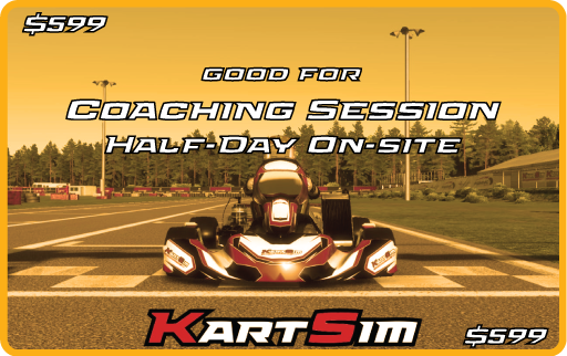 KartSim Simulator Coaching eGift Card