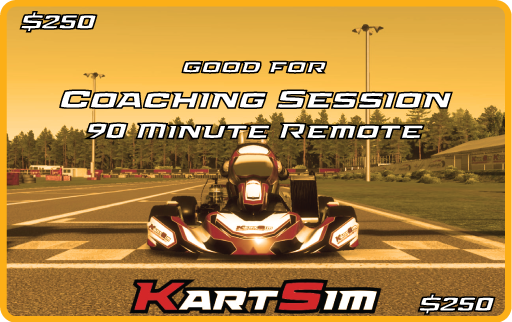 KartSim Simulator Coaching eGift Card