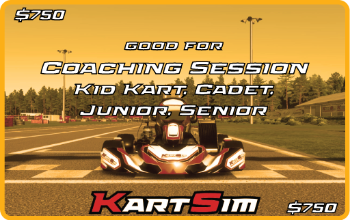 KartSim On-Track Coaching eGift Card