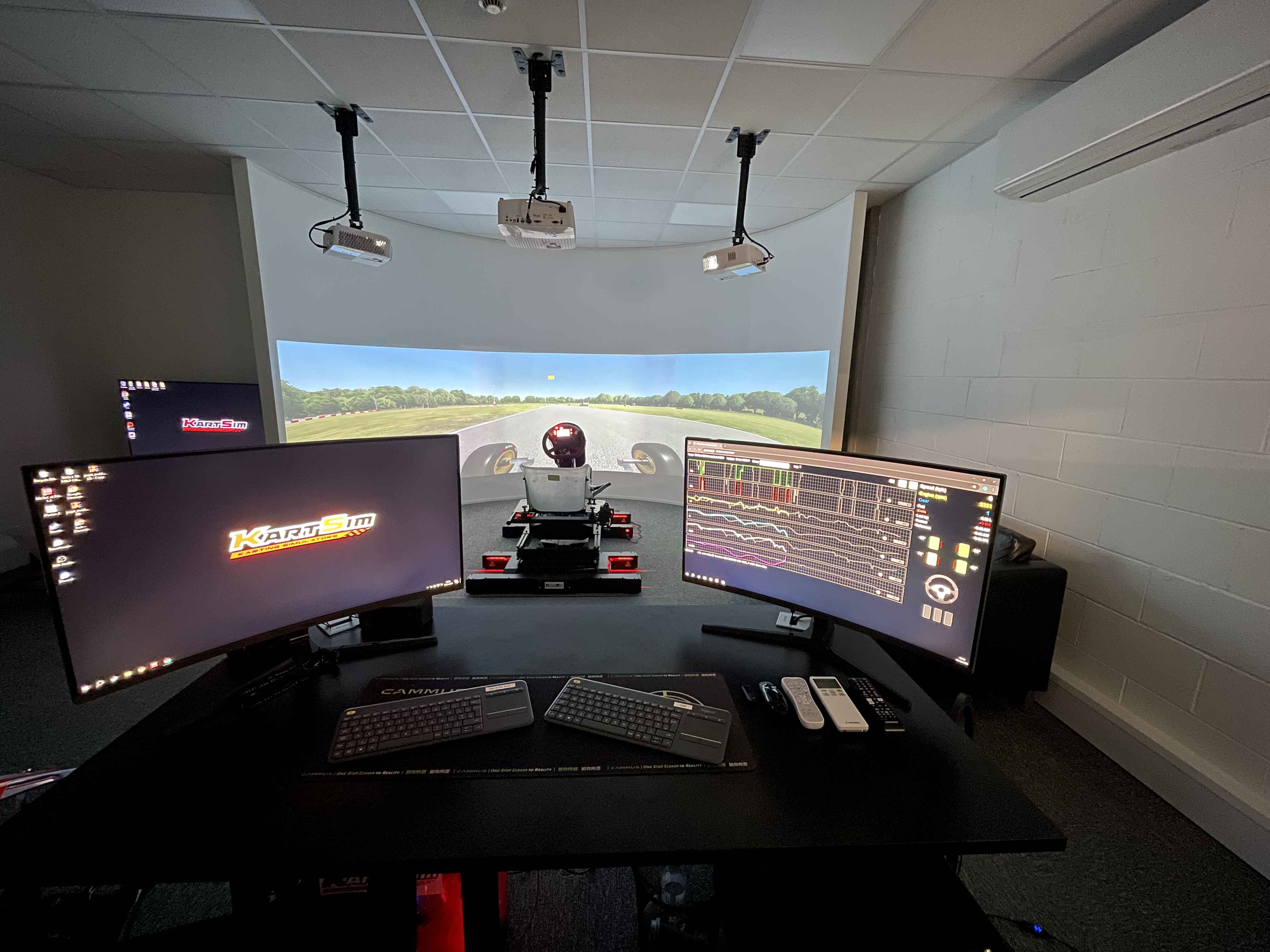 Coaching professionnel sur simulateur sur site (demi-journée)