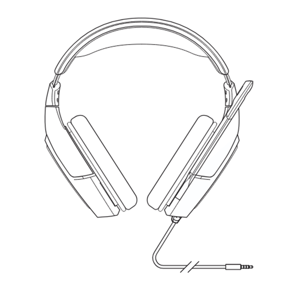 Casque de jeu filaire